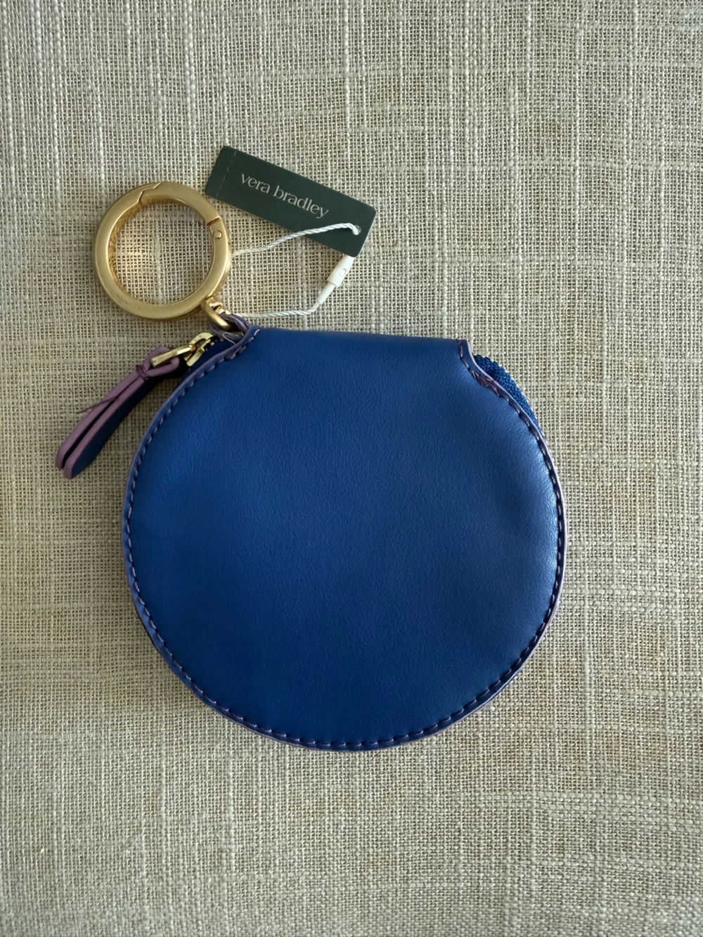 Vera Bradley Blue Coin Pouch NWT